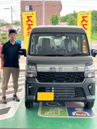 M様　エブリイワゴン　ご納車おめでとうございます！